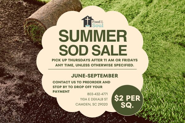 Summer Sod Every Thurs and Fri website banner