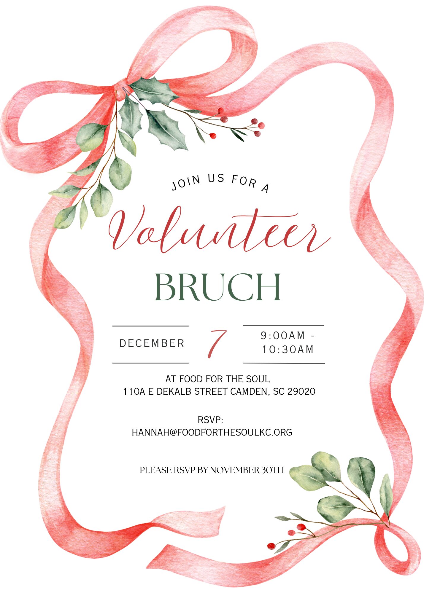 Volunteer Brunch